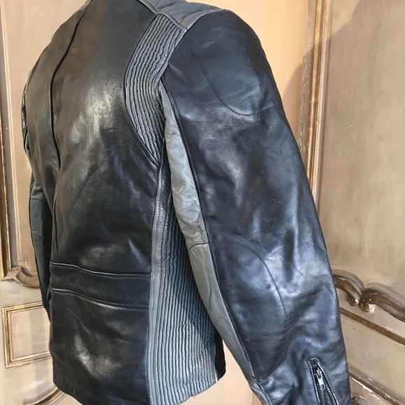 VTG Womens Cafer Racer Triumph Sequra Motorcycle Biker Jacket Large - Picture 4 of 8